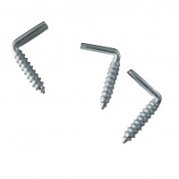 Zinc plated  low carbon steel L Shape square hook screw