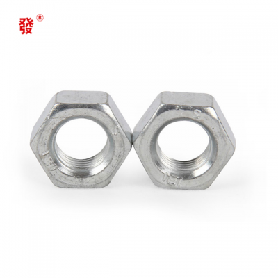 Hardware Fastener Galvanized Hexagonal Nut Fitting Spare Parts