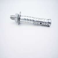 High quality Mechanical Anchor Fixings , Wall Anchor Bolts White Zinc Color